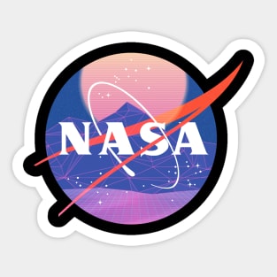 Aesthetic NASA Logo Sticker